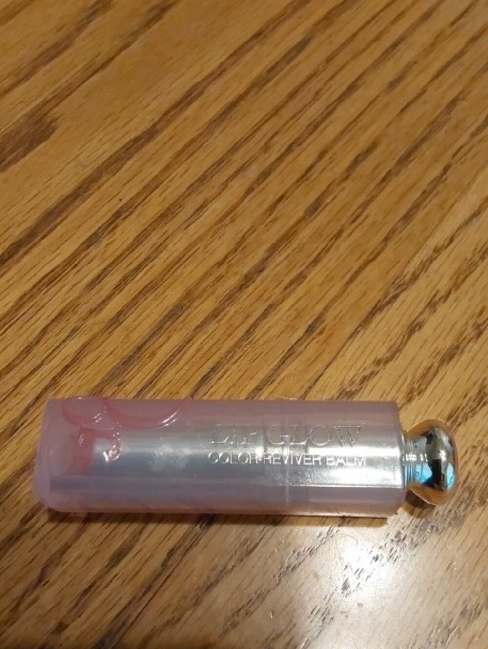 Dior Lip Glow Color Reviver Balm - Iridescent Pink with Silver Cap - Picture 2 of 4